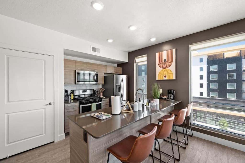 Apartament Lux 2 Bd Boho In Heart Of Slc Salt Lake City Zewnętrze zdjęcie